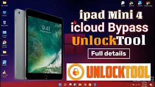 🤯ipad Mini 4 | icloud Bypass with UnlockTool | with Full Details- Bypassing mini 4 icloud @Apple