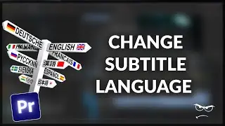 How to Change Automatic Subtitle Language | Premiere Pro