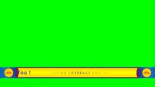 Green Screen Cooking Coverage Lower Third in English Design 02  | Copyright Free