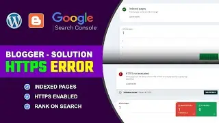 https not evaluated in blogger | Google Search Console Error Fix