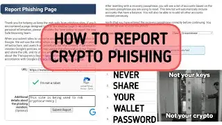 How to report and block crypto phishing emails