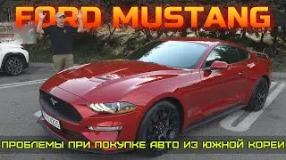 FORD MUSTANG ИЛИ ПРОБЛЕМЫ ПРИ ПОКУПКЕ АВТО ИЗ ЮЖНОЙ КОРЕИ
