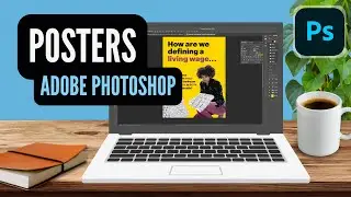 How To Make a Professional Poster in PHOTOSHOP // Adobe Masking Tutorial