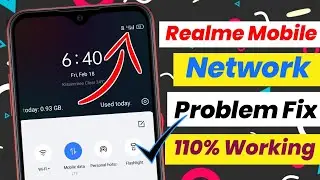 mobile network is not available | how to fix realme mobile network problem 2022