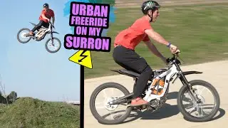 URBAN FREERIDE ON MY SURRON ELECTRIC DIRT BIKE!