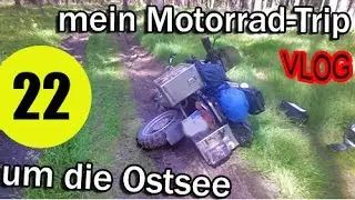Mit dem Motorrad um die Ostsee - #22 - ein Videotagebuch (english subtitles)