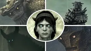 Shadow of the Colossus - All Bosses & Ending