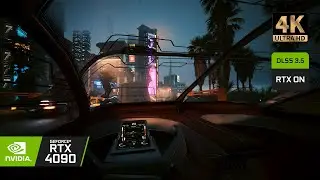 Cyberpunk 2077 2.0 | Relaxing Night Cruise | Extreme Raytracing | RTX 4090 [4K60]