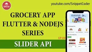 Grocery App - Flutter & NodeJS - Slider API - EP09