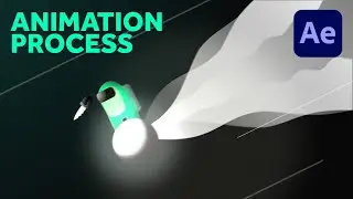 Among Us inspired scene in After Effects | Animation Process