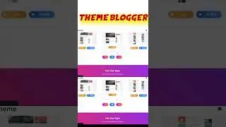 Website template blogger gratis | Bisa check video review Playlist Template Blogger Free