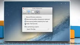 How to set Secure Empty Trash in Mac® OS X™