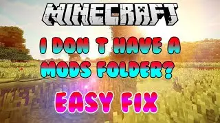 How To Fix Minecraft Mods Folder! Very Simple & Quick!