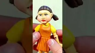 ЛЕПКА КУКЛЫ-УБИЙЦЫ | ИГРА В КАЛЬМАРА | SQUID GAME
