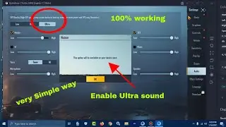 how to fix this option will be available your device soon and ultra sfx sound quality Gameloop