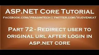 Redirect user to original url after login in asp net core