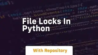 File locks in python