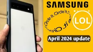 Pixel 6a April update Circle to search is here 😎🔥