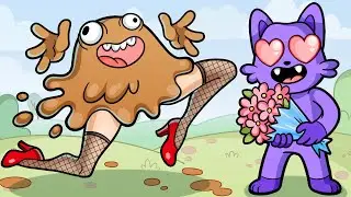 CatNap & Pou ARE IN LOVE?! // Poppy Playtime Chapter 3 Animation