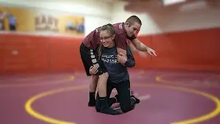 Teaching My Girlfriend How To Wrestle