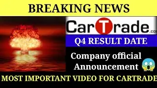 CARTRADE Q4 RESULT ⚫ CARTRADE SHARE LATEST NEWS ⚫CARTRADE SHARE ⚫CAR TRADE SHARE TARGET