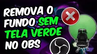 Como REMOVER o fundo da Camera SEM PANO VERDE (Tutorial 2024) SEM CHROMAKEY (Plugin Grátis)