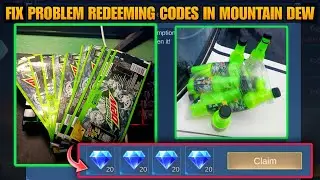 Fix the problem of redeeming Mountain Dew codes! | Redeem your free MLBB diamonds redemption codes