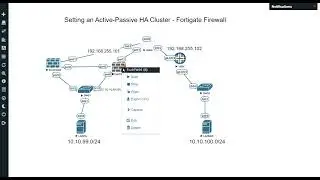 How to Setup an Active Passive HA Cluster on FortiGate Firewall v7.0.5