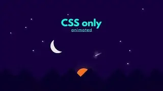 CSS ONLY! | A Beginner *Codes* in CSS and Animates The Night Sky