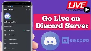 How to stream on discord mobile - Go Live! - New feature!