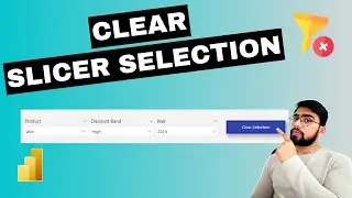 How to CLEAR ALL the  SLICER Selections at Once in Power BI | BI Tricks