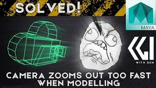 Maya camera too sensitive & zooms out much faster than it can zoom in on scroll wheel in top view