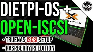 DietPi-OS Files stored & backed up by Truenas | iSCSI Drive | opne-iscsi setup | Proxmox Home Server