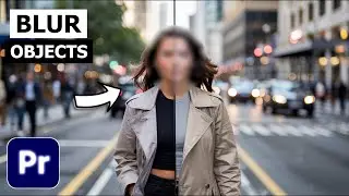 How to Blur Moving Objects In Premiere Pro || Blur Any Moving Objects In Premiere Pro