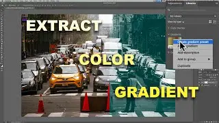 How to EXTRACT the COLOR GRADIENT From a PHOTO (Photoshop Tutorial)