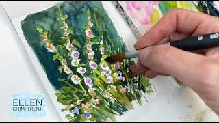 Watercolor Negative painting/ Easy watercolor  Flowers