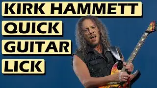 Kirk Hammett ONE - Shred Guitar Lick To Impress | Iconic Quick Licks 