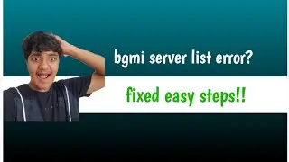 BGMI Connection to server lost Problem Solution | Tech More |