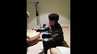 Dimash Greece dears backstage with him
