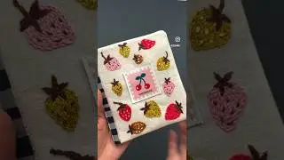 Minki’s Needle Book | Embroidery | Strawberry | Beginners Sewing 