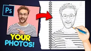 Turn your Photo Into Realistic Pencil Drawing | Photoshop Tutorial