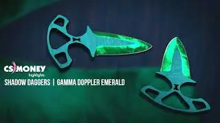 CS:GO | Shadow Daggers - Gamma Doppler Emerald