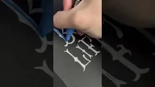 Hand lettering with Posca pens (sketchbook ideas)