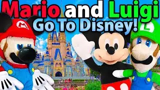 Crazy Mario Bros: Mario and Luigi Go To Disney!