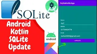 Android Kotlin SQLite Database | update and display data in RecyclerView #sqlite #database