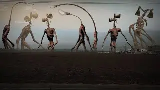 Siren Head Long Neck Light Head /Long Leg Siren Head / Siren Head Horror SKunx /Siren Head bell Head