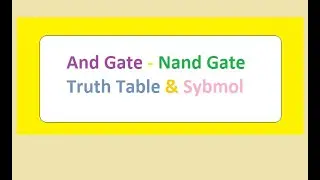 What is the Difference B/w And Gate & Nand Gate