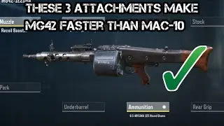 This New MG42 LMG is faster than MAC- 10 & has No Recoil in COD Mobile | Call of Duty Mobile