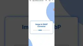 Image to WebP Converter Tool Preview Only HTML CSS JavaScript 