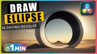 How to Draw an ELLIPSE in Davinci Resolve